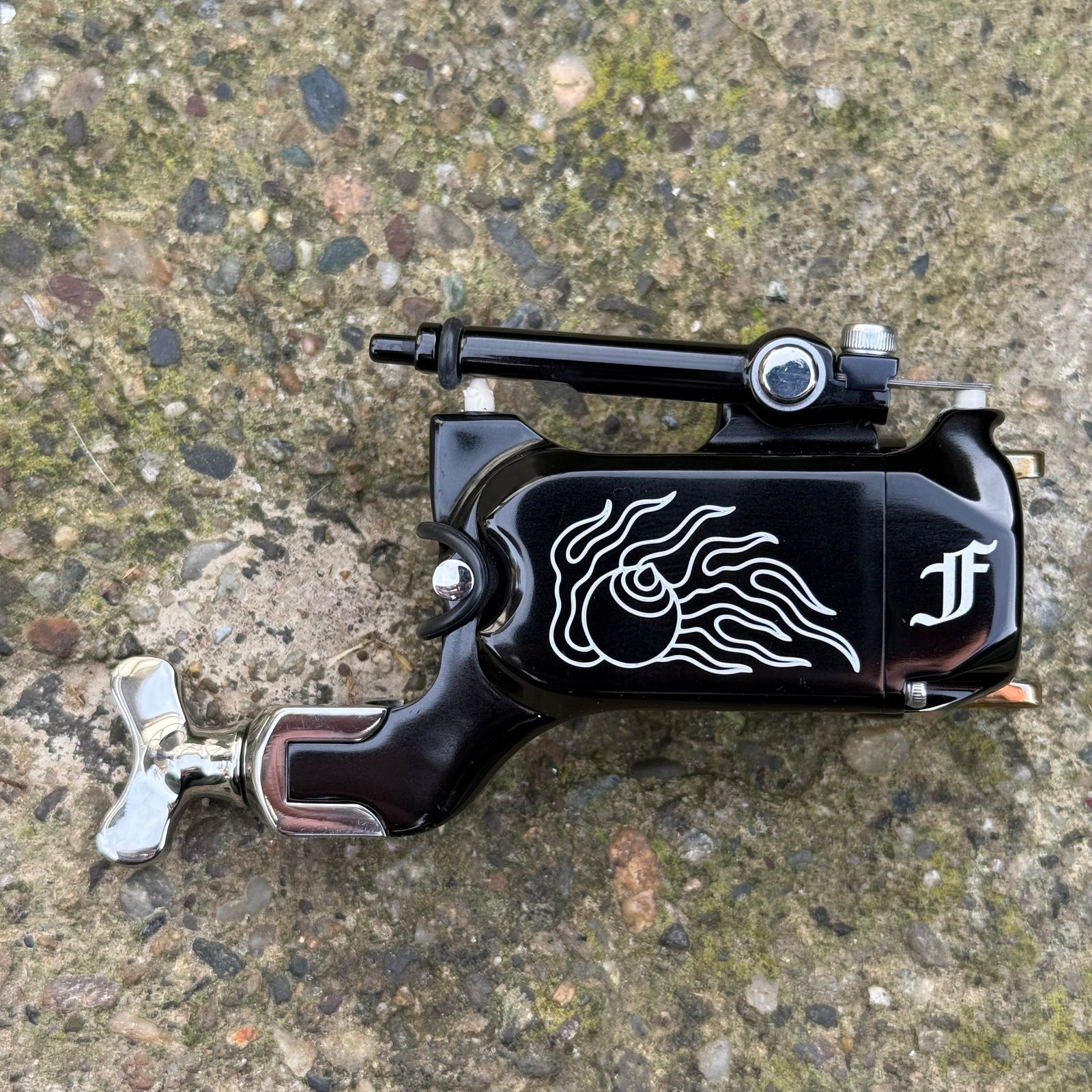 Polished Black Model F Clip Cord